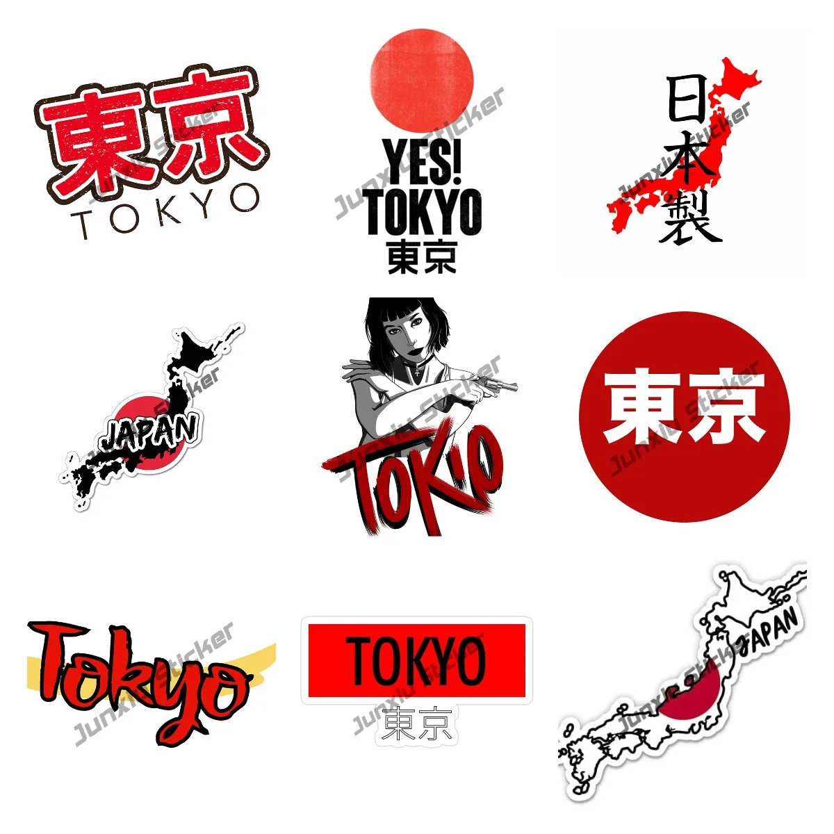 Car Accessories In Tokyo - Pegatina creativa para coche hecha en
