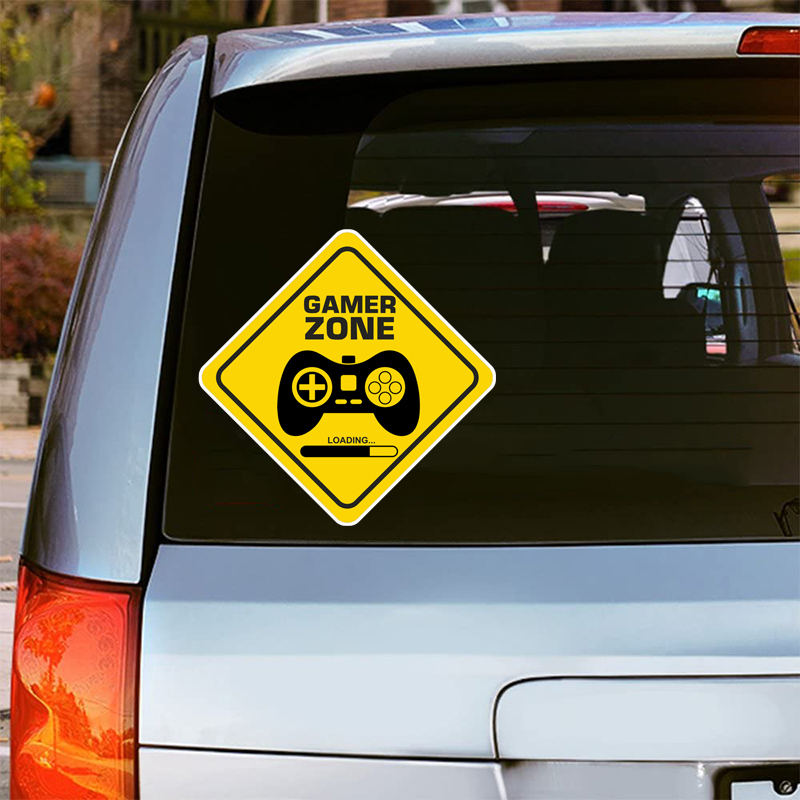 Gamer Zone-Pegatinas de vinilo - Car Accessories Zone reseña y precio