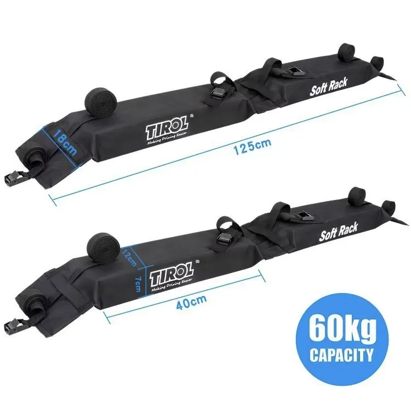 Barra Transversal Acolchada Pl - Car Roof Rack Cross Bar reseña y precio