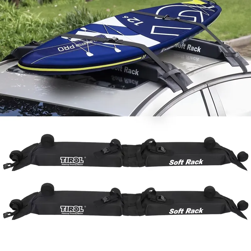 Barra Transversal Acolchada Pl - Car Roof Rack Cross Bar reseña y precio