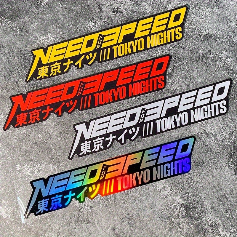 1PC Bold Tokyo Nights Racing - - Car Accessories In Tokyo reseña y precio