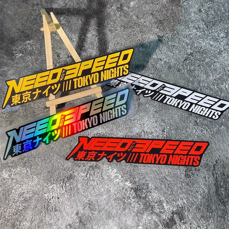 1PC Bold Tokyo Nights Racing - - Car Accessories In Tokyo reseña y precio