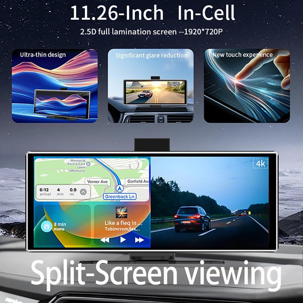 Cámara de salpicadero 4K de 11 - Car Dash Cam reseña y precio